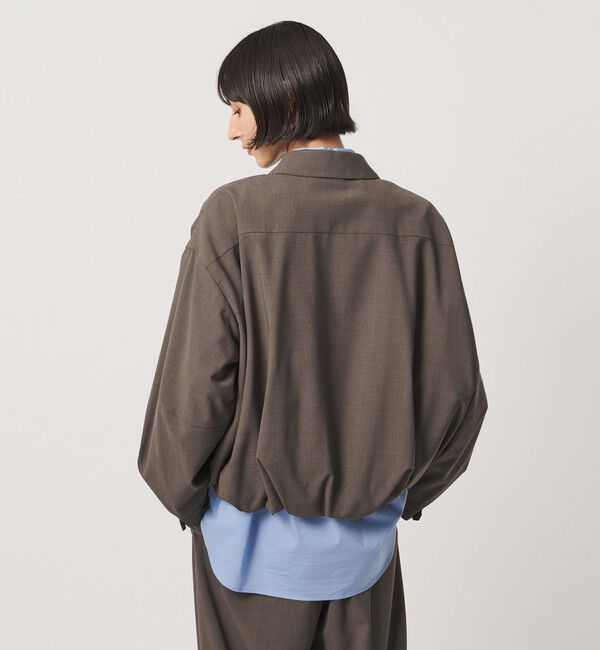 UNITED ARROWS「T/W ジップアップ シャツ」|シャツ・ブラウス|