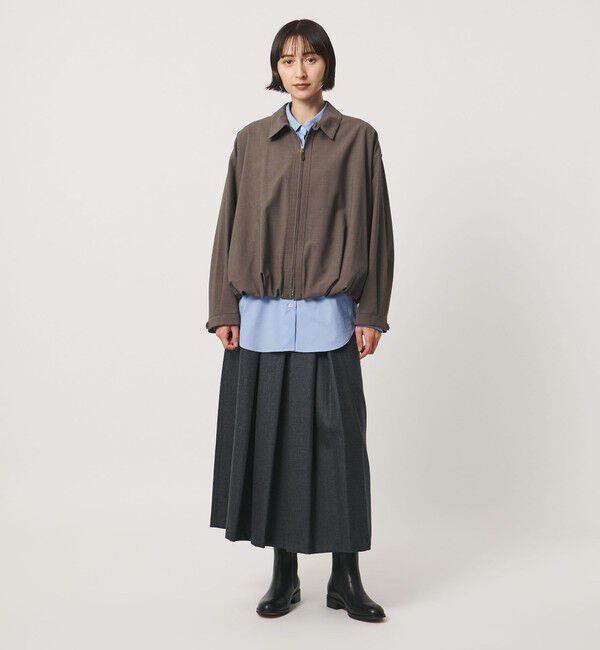 UNITED ARROWS「T/W ジップアップ シャツ」|シャツ・ブラウス|