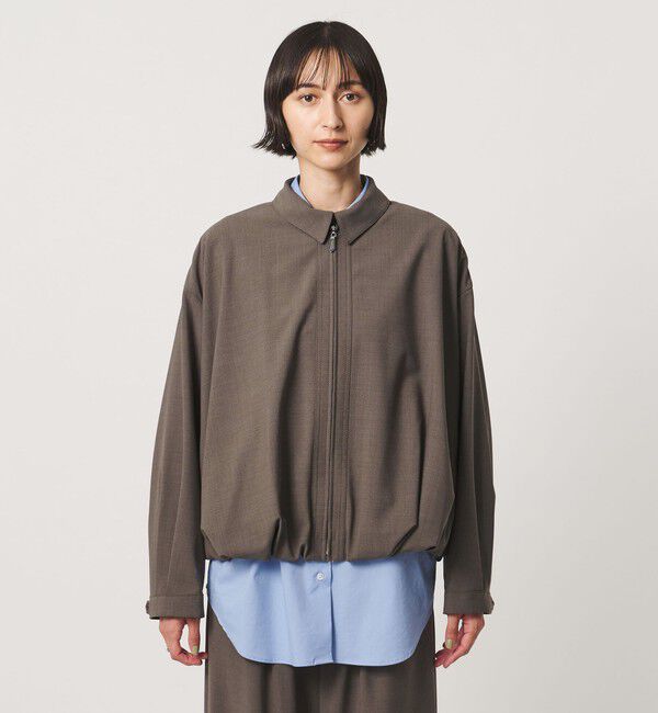 UNITED ARROWS「T/W ジップアップ シャツ」|シャツ・ブラウス|