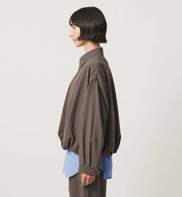UNITED ARROWS「T/W ジップアップ シャツ」|シャツ・ブラウス|