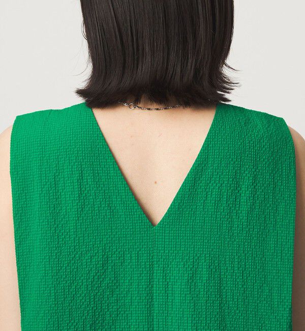 UNITED ARROWS green label relaxing「【WEB限定】＜at ease＞カラミ ノースリーブ ワンピース」|ワンピース|