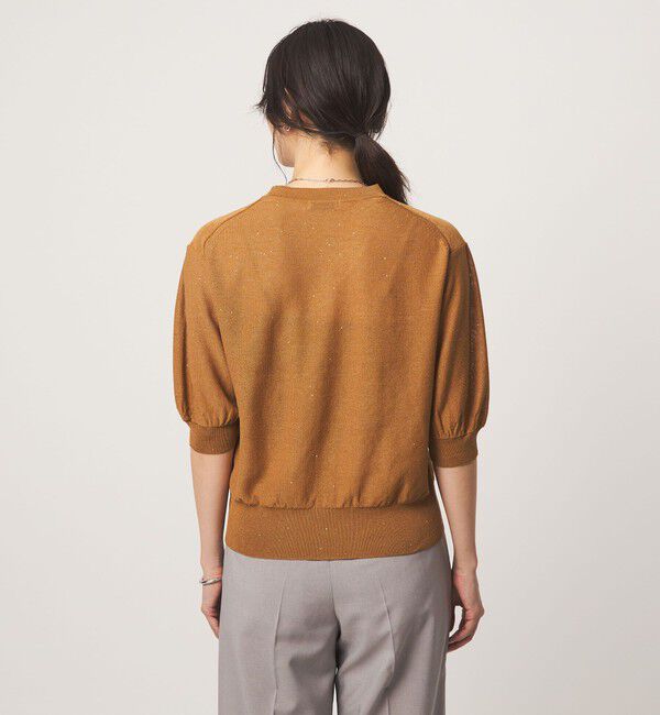 UNITED ARROWS green label relaxing「スパンコール ラメ Vネック ニット カーディガン」|カーディガン|