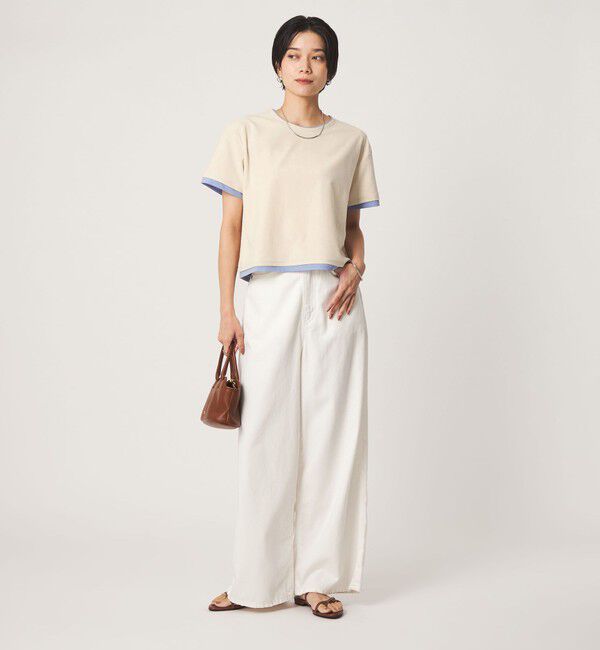UNITED ARROWS green label relaxing「パイル カサネ ショートスリーブ Tシャツ」|Tシャツ・カットソー|
