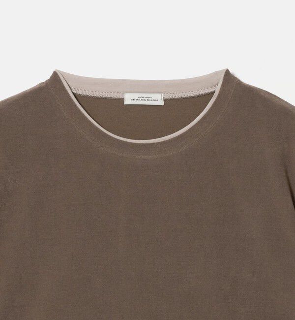 UNITED ARROWS green label relaxing「パイル カサネ ショートスリーブ Tシャツ」|Tシャツ・カットソー|