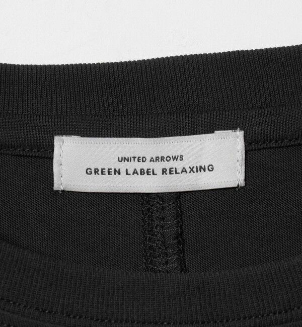 UNITED ARROWS green label relaxing「【WEB限定】＜at ease＞イレヘム レース ドッキング ショートスリーブ カットソー」|Tシャツ・カットソー|