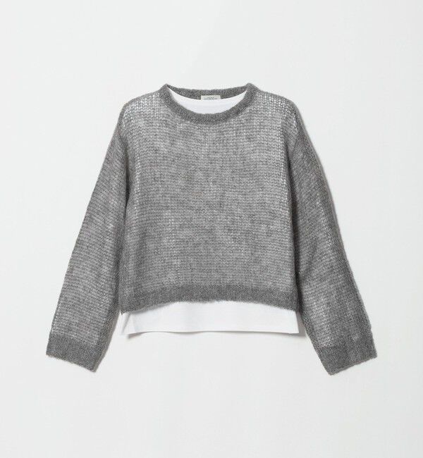 UNITED ARROWS green label relaxing「【WEB限定】＜at ease＞ ニット &times; Tシャツ セット」|ニット・セーター|
