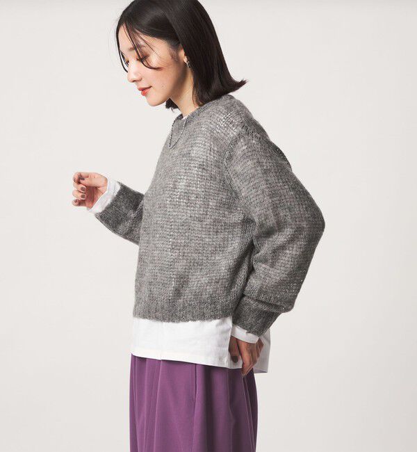 UNITED ARROWS green label relaxing「【WEB限定】＜at ease＞ ニット &times; Tシャツ セット」|ニット・セーター|