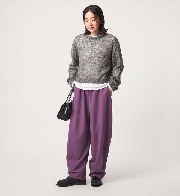 UNITED ARROWS green label relaxing「【WEB限定】＜at ease＞ ニット &times; Tシャツ セット」|ニット・セーター|