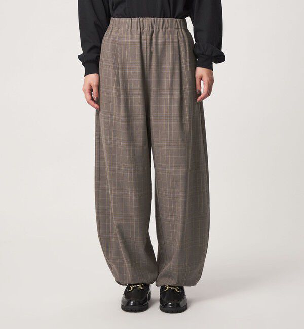 UNITED ARROWS green label relaxing「【WEB限定】＜at ease＞ バルーン パンツ マシンウォッシャブル ストレッチ 帯電防止」|その他|