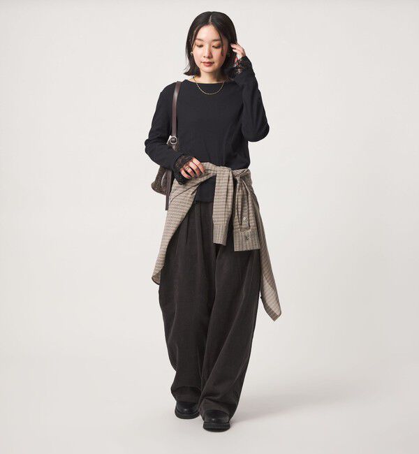 UNITED ARROWS green label relaxing「【WEB限定】＜at ease＞コーデュロイ タック パンツ」|その他|
