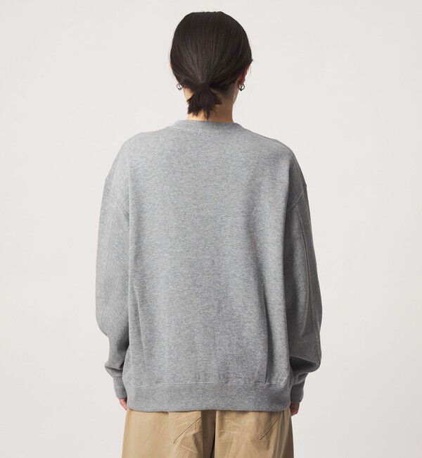 UNITED ARROWS green label relaxing「【WEB限定】＜at ease＞ダブルフェイス クルーネック カットソー カーディガン」|カーディガン|