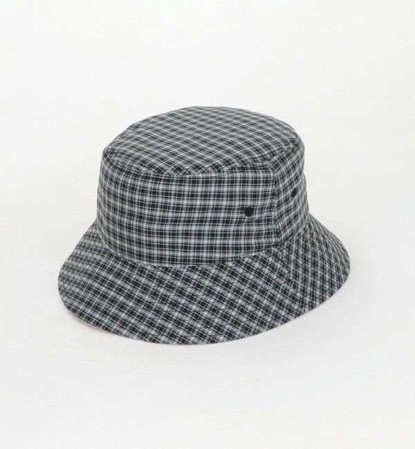 STEVEN ALAN「＜Steven Alan＞ ドレープ オックス チェック バケット ハット」|ハット|BLACK