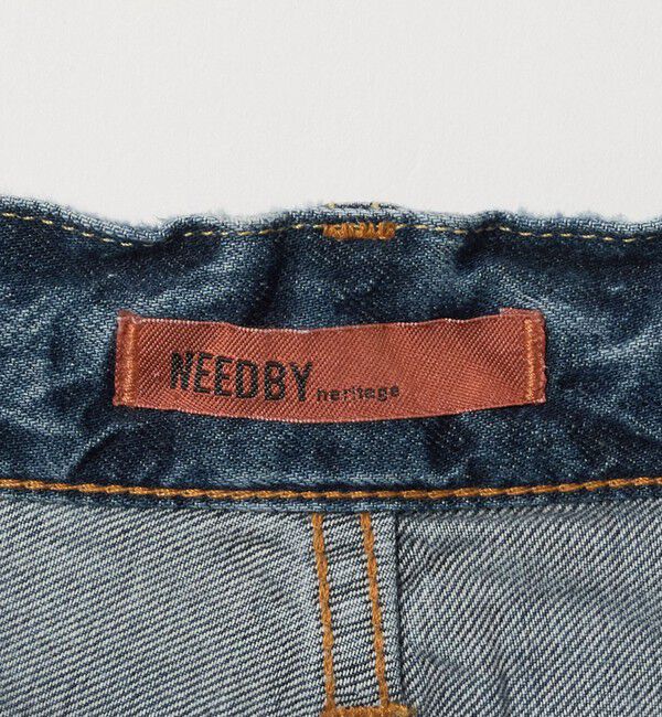 BEAUTY&YOUTH UNITED ARROWS「【別注】＜NEEDBY heritage＞ワイドフレア デニムパンツ/コバルト」|デニム|