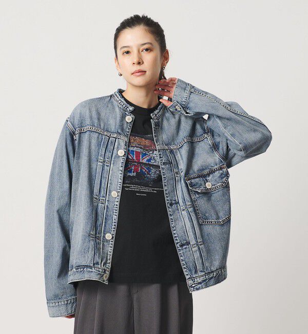 BEAUTY&YOUTH UNITED ARROWS「【別注】＜NEEDBY heritage＞デニム ジャケット/コバルト」|デニムジャケット|COBALT