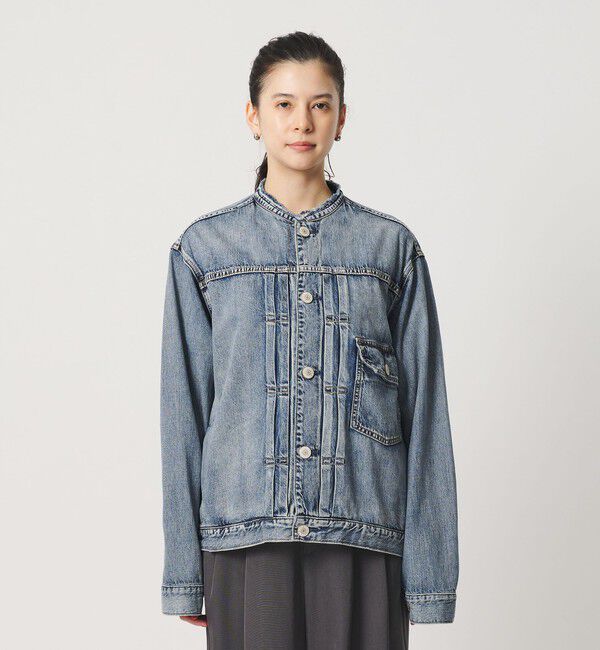 BEAUTY&YOUTH UNITED ARROWS「【別注】＜NEEDBY heritage＞デニム ジャケット/コバルト」|デニムジャケット|