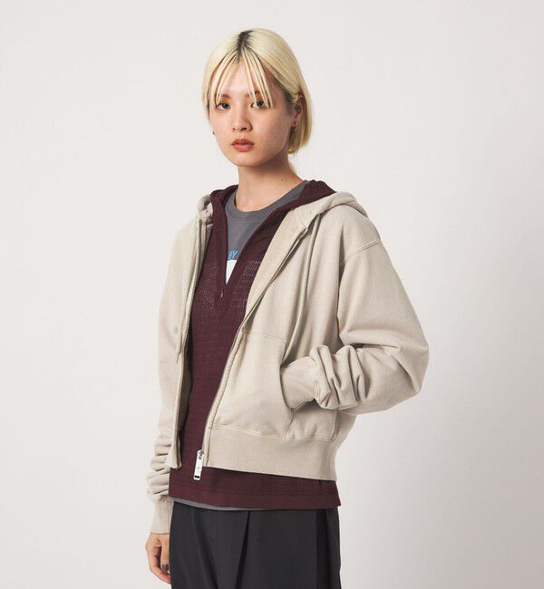 BEAUTY&YOUTH UNITED ARROWS「コットン裏毛 ジップパーカー」|カーディガン|