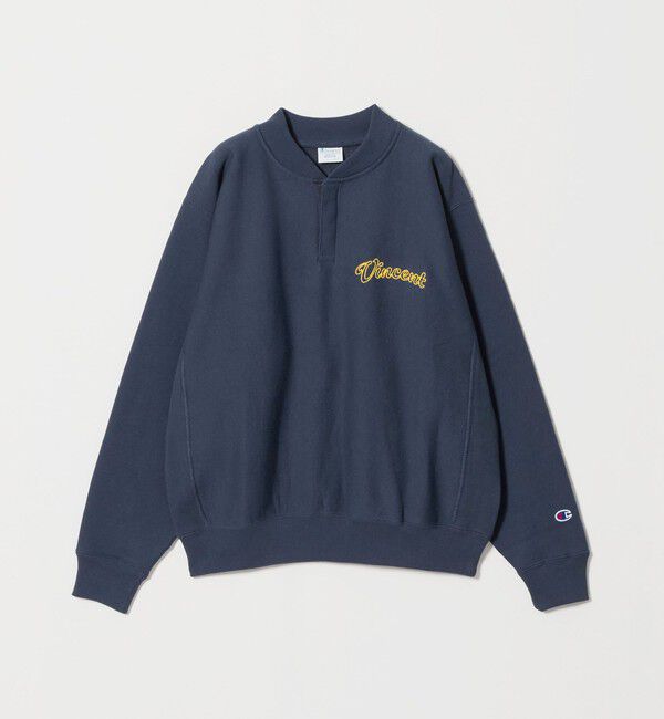 BEAUTY&YOUTH UNITED ARROWS「＜CHAMPION&times;BEAUTY&YOUTH＞ヘンリーネック スウェット」|Tシャツ・カットソー|NAVY
