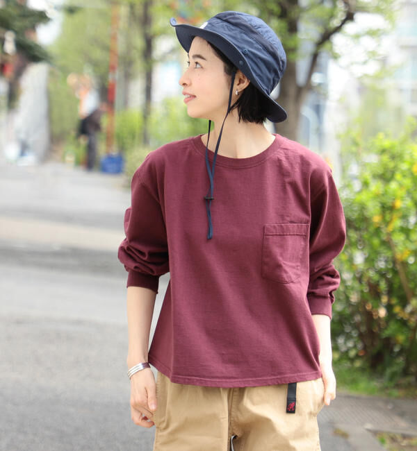 BEAMSBOY「【別注】Goodwear &times; BEAMS BOY / カスタム ビッグ ロングスリーブ Tシャツ」|Tシャツ・カットソー|