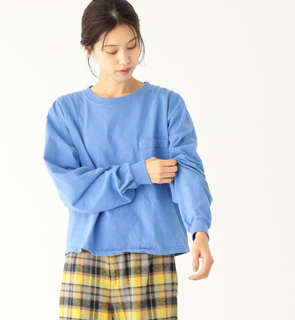 BEAMSBOY「【別注】Goodwear &times; BEAMS BOY / カスタム ビッグ ロングスリーブ Tシャツ」|Tシャツ・カットソー|