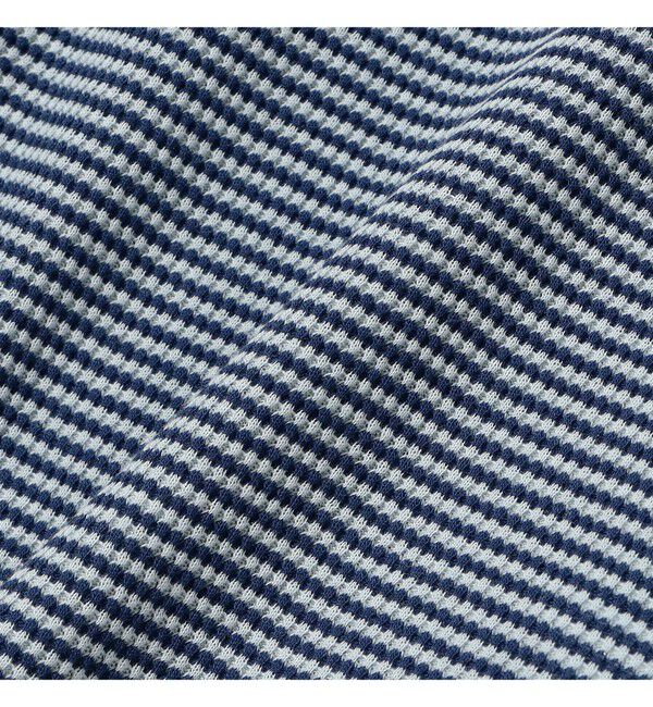 BEAMSBOY「【別注】Healthknit / ワッフル ボーダー Tシャツ」|Tシャツ・カットソー|