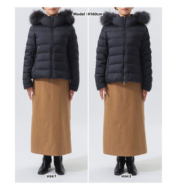 BEAMS SELECTION for WOMEN「【別注】TATRAS / KOSAVA セイル ファー ダウンジャケット」|ブルゾン・スタジャン|