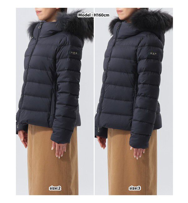 BEAMS SELECTION for WOMEN「【別注】TATRAS / KOSAVA セイル ファー ダウンジャケット」|ブルゾン・スタジャン|