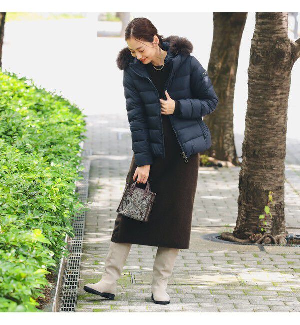 BEAMS SELECTION for WOMEN「【別注】TATRAS / KOSAVA セイル ファー ダウンジャケット」|ブルゾン・スタジャン|
