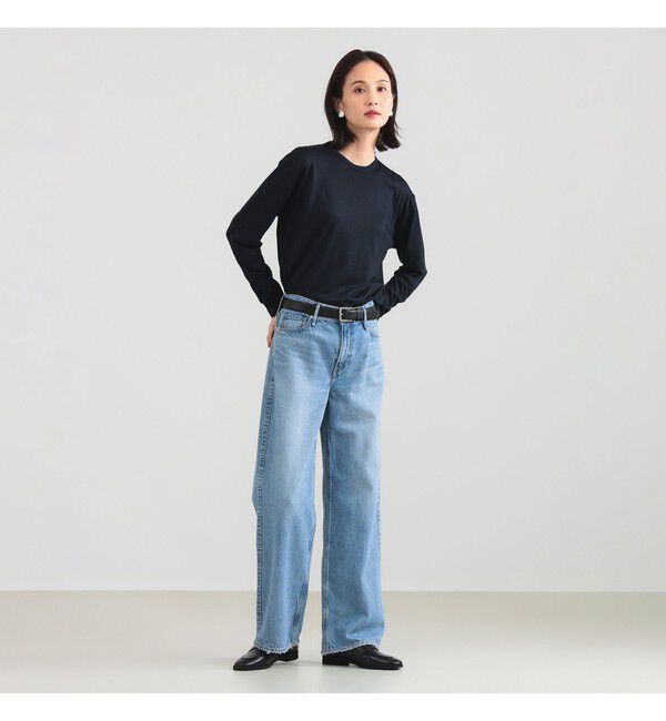BEAMS SELECTION for WOMEN「【別注】SLOANE / ウール クルーネック ロングスリーブ プルオーバー」|Tシャツ・カットソー|