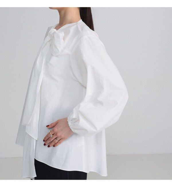 Demi-Luxe BEAMS 「【CLASSY.10月号掲載】マルチウェイ ボウタイ ブラウス」|シャツ・ブラウス|