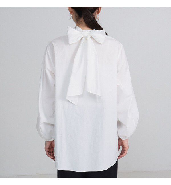 Demi-Luxe BEAMS 「【CLASSY.10月号掲載】マルチウェイ ボウタイ ブラウス」|シャツ・ブラウス|