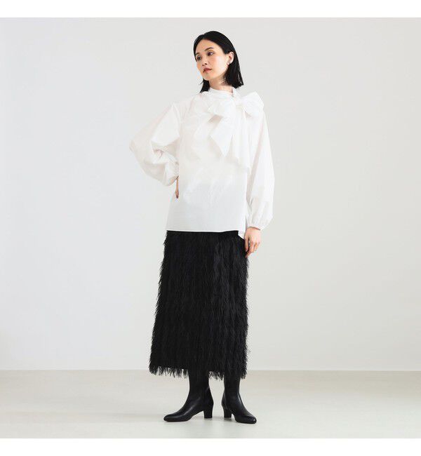 Demi-Luxe BEAMS 「【CLASSY.10月号掲載】マルチウェイ ボウタイ ブラウス」|シャツ・ブラウス|