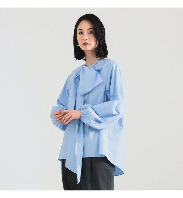 Demi-Luxe BEAMS 「【CLASSY.10月号掲載】マルチウェイ ボウタイ ブラウス」|シャツ・ブラウス|