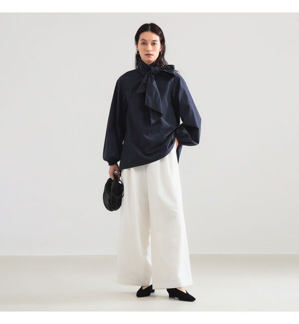 Demi-Luxe BEAMS 「【CLASSY.10月号掲載】マルチウェイ ボウタイ ブラウス」|シャツ・ブラウス|