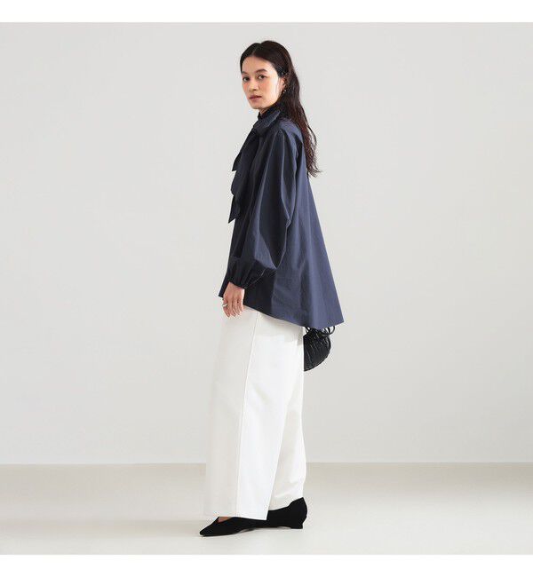 Demi-Luxe BEAMS 「【CLASSY.10月号掲載】マルチウェイ ボウタイ ブラウス」|シャツ・ブラウス|
