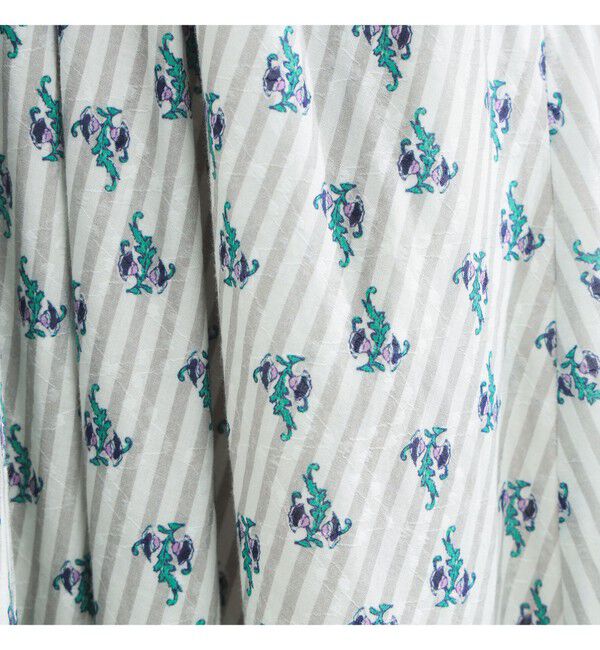 BEAMS SELECTION for WOMEN「ne Quittez pas / スモール フラワー ギャザー ワンピース」|ワンピース|
