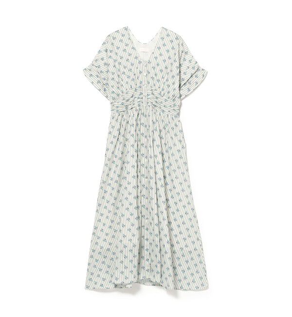 BEAMS SELECTION for WOMEN「ne Quittez pas / スモール フラワー ギャザー ワンピース」|ワンピース|