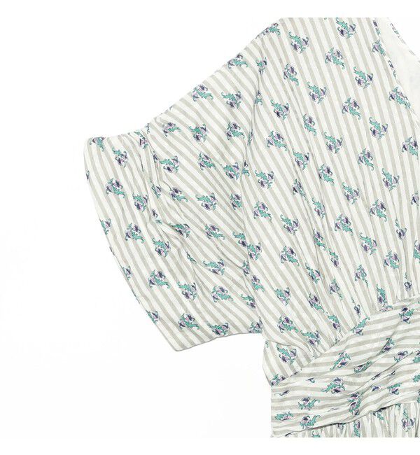BEAMS SELECTION for WOMEN「ne Quittez pas / スモール フラワー ギャザー ワンピース」|ワンピース|