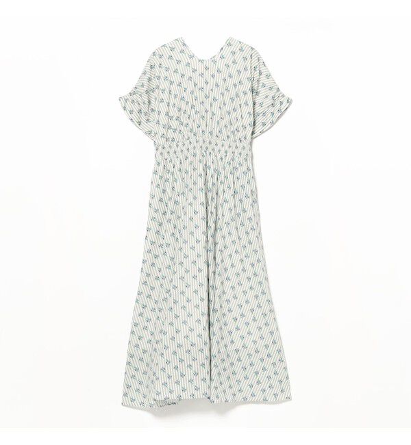 BEAMS SELECTION for WOMEN「ne Quittez pas / スモール フラワー ギャザー ワンピース」|ワンピース|