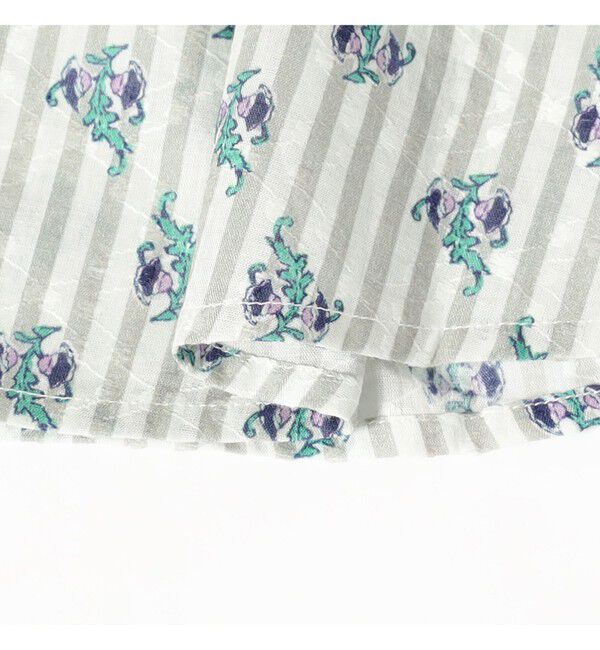 BEAMS SELECTION for WOMEN「ne Quittez pas / スモール フラワー ギャザー ワンピース」|ワンピース|