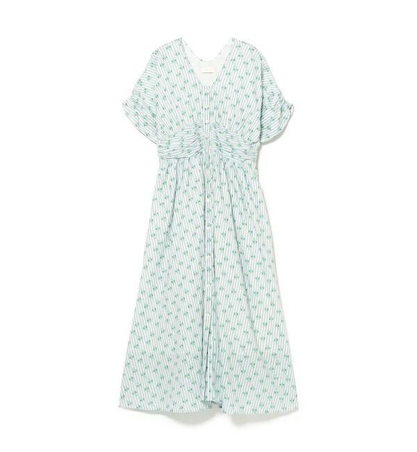 BEAMS SELECTION for WOMEN「ne Quittez pas / スモール フラワー ギャザー ワンピース」|ワンピース|