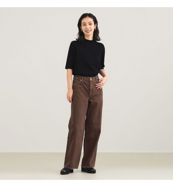 BEAMS SELECTION for WOMEN「upper hights / THE NIECE MIDRISE デニムパンツ」|デニム|