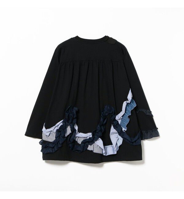 BEAMSBOY「【別注】TORI-TO &times; BEAMS BOY / ウェーブ フリル ロング スリーブ Tシャツ」|Tシャツ・カットソー|