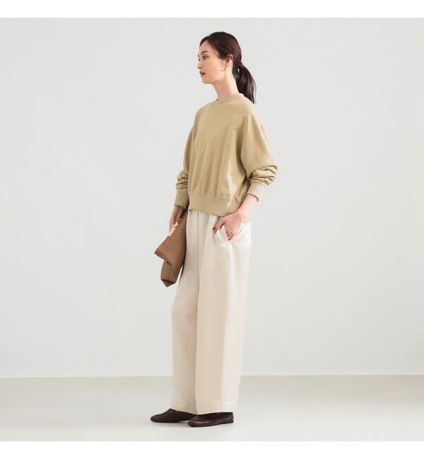 BEAMS SELECTION for WOMEN「【別注】SLOANE / 裏毛 ショート丈 ロングスリーブ スウェット」|パーカー|