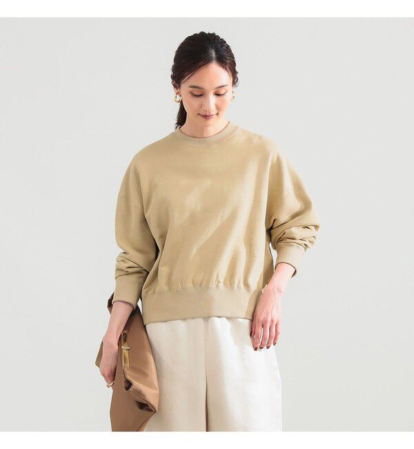 BEAMS SELECTION for WOMEN「【別注】SLOANE / 裏毛 ショート丈 ロングスリーブ スウェット」|パーカー|