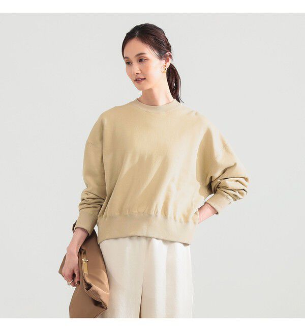 BEAMS SELECTION for WOMEN「【別注】SLOANE / 裏毛 ショート丈 ロングスリーブ スウェット」|パーカー|