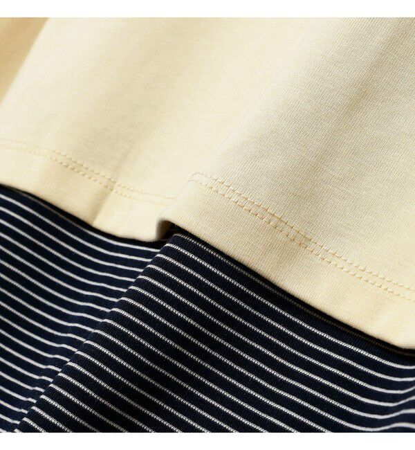 Ray BEAMS 「ノースリーブ シャツ レイヤード カーディガン」|カーディガン|
