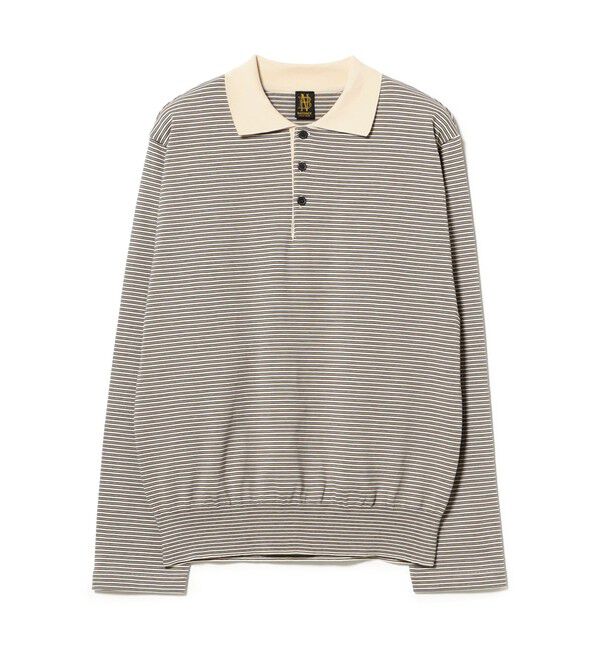 BEAMS SELECTION for WOMEN「BATONER / ブラウジング ポロ ロングスリーブ Tシャツ」|Tシャツ・カットソー|