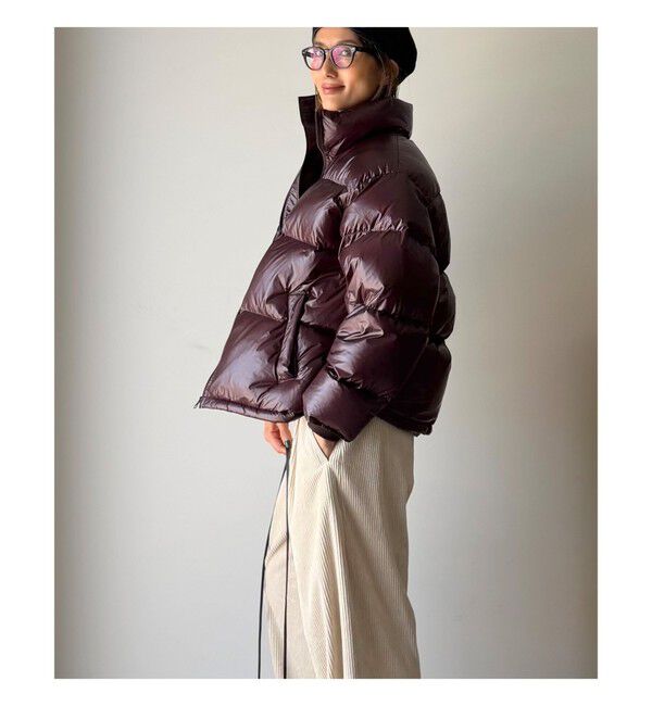 Demi-Luxe BEAMS 「【別注】エディター坪田あさみ &times; WOOLRICH &times; Demi-Luxe BEAMS / パッカブル コクーン ダウンブルゾン」|ダウン|