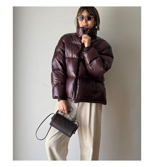 Demi-Luxe BEAMS 「【別注】エディター坪田あさみ &times; WOOLRICH &times; Demi-Luxe BEAMS / パッカブル コクーン ダウンブルゾン」|ダウン|