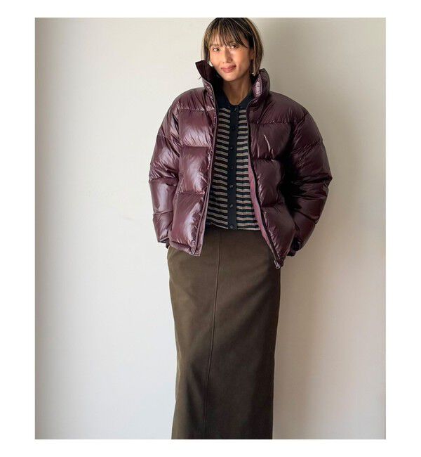 Demi-Luxe BEAMS 「【別注】エディター坪田あさみ &times; WOOLRICH &times; Demi-Luxe BEAMS / パッカブル コクーン ダウンブルゾン」|ダウン|
